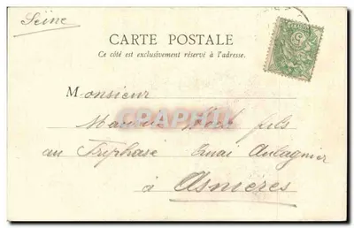 Paryż - Saint-Germain-des-Prés — wydawca B. F., Paryż, n° 112 — Rewers