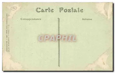 PARIS — A Igreja da Trindade — JURGELIN ET CIE, IMP. CRÉTÉ, SUCC. — PARIS — 43 — Verso