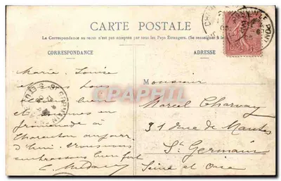 Wodospad Jeziora Daumesnil — Las Vincennes — G. L. nr 393 — Rewers