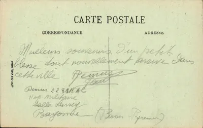 Bayonne — Le Pont Pannecau — LL. — Verso