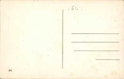Bayonne — Panorama pris de la Citadelle — éditeur non identifié, n° de série 301 — Verso