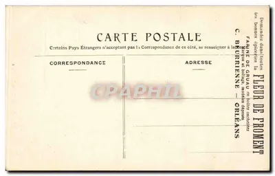 Paryż — Kolumna Vendôme — wydawca Fleur de Froment, Orléans — Rewers