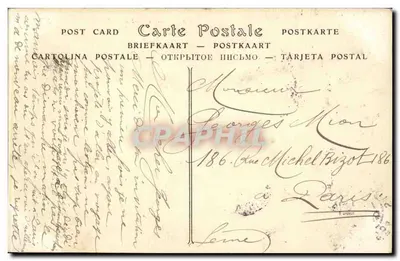 Paryż — Most Sztuki i Instytut — ND Phot. n°65 — Rewers