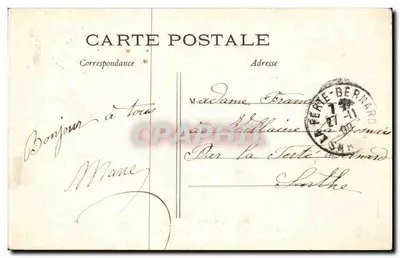 Uma Avenida nas Buttes Chaumont — Paris — editor desconhecido, n° 465 — Verso
