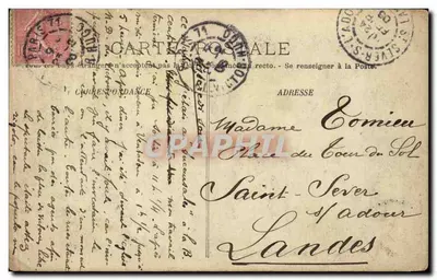 Avenue du Bois de Boulogne — Parigi — Editore sconosciuto, n° 437 — Verso