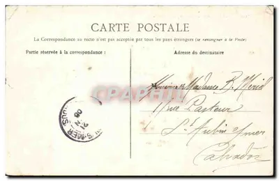Reims — Arco do Triunfo Romano — Editor: Livraria de Reims, n° 100 — Verso