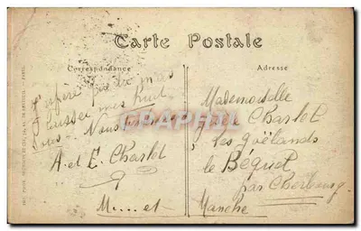 Chalons-sur-Marne — Ancien Bastion Menuvilain — Impr. JND. n°39 — Verso