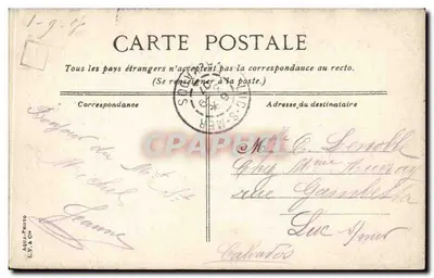 Mont Saint-Michel — Le Cellier — wydawca L. N. & Cie — Rewers