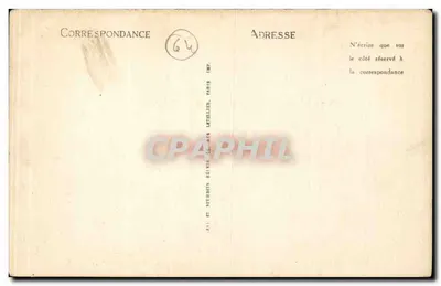 Bayonne — Die Neue Post (Godefroy und Soupre Brüder, Arch.) — LL. — Rückseite