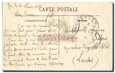 Bayonne — The Marine Walks and the Port — LL. — N° 103 — Back