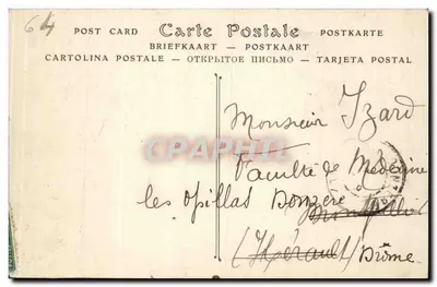 Bayonne — Les Allées Marines — Éditeur non identifié, n° de série 106 — Verso
