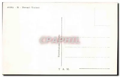 Rzym — Ryniec Trajana — T.A.M. wydawca — Rewers