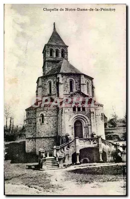 Capela de Nossa Senhora da Peinière — vista do edifício com seu campanário — editor não identificado
