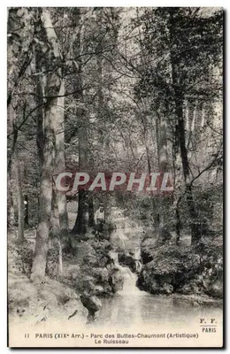 Paris (XIXe Arr.) - Parc des Buttes-Chaumont (Artistique) - O Riu