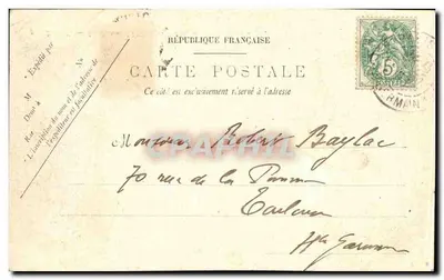 Paryż — Avenue des Champs-Élysées, na rondpoint — LL. n°7 — Rewers