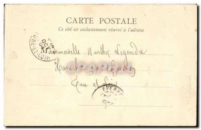 Rua de Rivoli — Paris — B.E. Paris n°83 — Verso