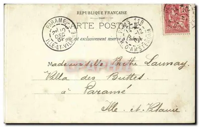 Place du Châtelet — Paryż — nr 75 — Rewers