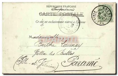 Bulevar y Fuente Saint-Michel — París — editor París 85 — Reverso