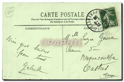 Biarritz — La Plage — L'Heure du Bain — LL. — Reverso