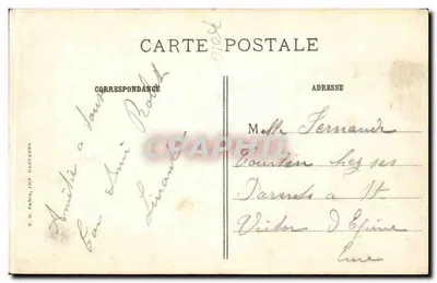 Paryż — Pałac Trocadéro, zbudowany na wystawie z 1878 — J.C. 541 — Rewers