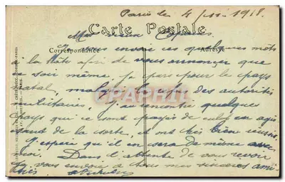PARYŻ — Perspektywa na Seinę — JND Jhot. n°3220 — Rewers