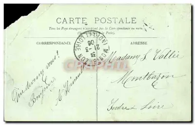 Paryż — Le Boulevard Montmartre — LL. n°386 — Rewers