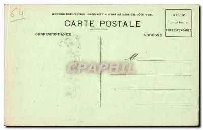 Château de Lohobiague — St-Jean-de-Luz, Côte Basque — Publisher J. Dargains — Back