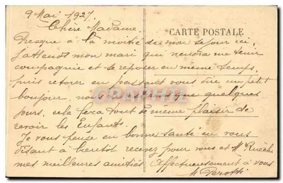 SALIES-de-BEARN — Velhas Casas ao Longo do Saleys — editor M.A.T. n°8 — Verso