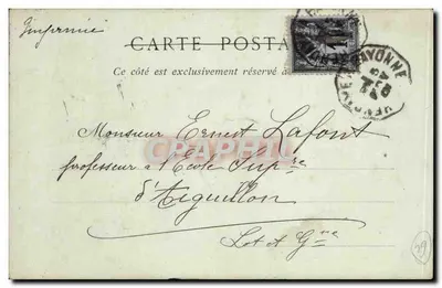 Hendaye — Ogólny widok z Fontarabie — ND Phot — Rewers