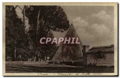 Rzym - Piramide di Caio Cestio — éditeur Bozani, n° de série 1933