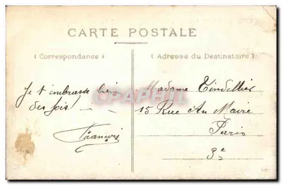 Vista panorâmica tirada da Lanterna de Diógenes em direção a Paris — n°22 — editor não visível — Verso