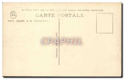 Fundusz Ossau, widok z Placu Królewskiego — C.C. 23. PAU — Rewers
