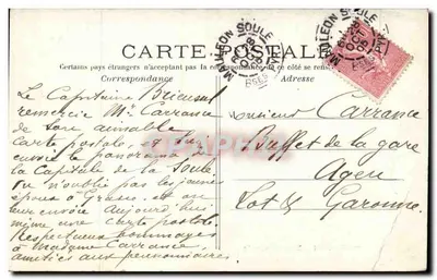 Mauléon — Ogólny widok — Wydawnictwo Etcheberrigaray — Rewers