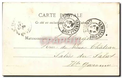 Biarritz - Het Visserijhaven — J. Castera — Achterkant