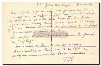 St-Jean de Luz — Vista geral da Rhune — Editor: 71 — Verso