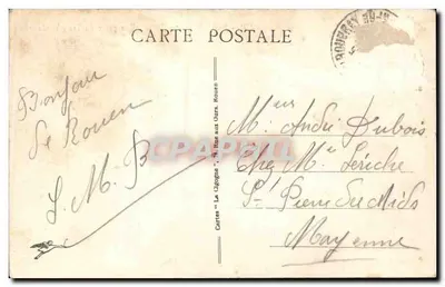Rouen - Les Quais - Widok z Transbordeura — Karta nr 301, wydana przez La Cigogne — Rewers