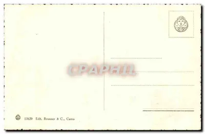 S. Donato i panorama Como — Wyd. Brunner & C., Como, nr 13429 — Rewers