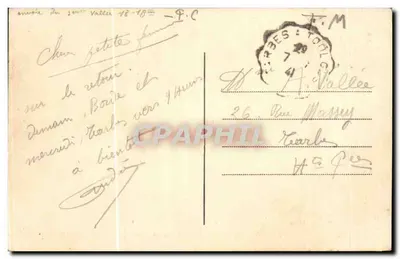 Capvern - Cuevas de Labocet - La Buvette - el Parque y la Carretera del Bourildé — Reverso