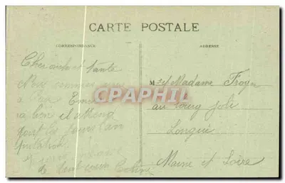 PAU - O Castelo de Henrique IV - Fachada principal — Edição Galeries Modernes, n°3 — Verso