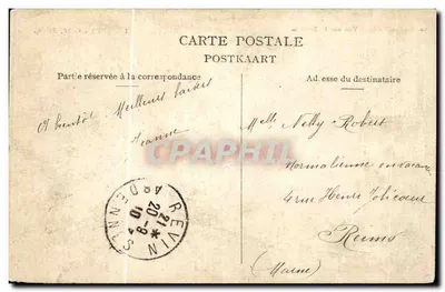 Bouillon — Vista sobre a Semois — Edit. Victor Caën, Arlon — Verso