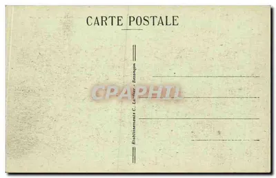 Fronteira Franco-Suíça — Bassins do DOUBS — C.L.B. n°881 — Verso