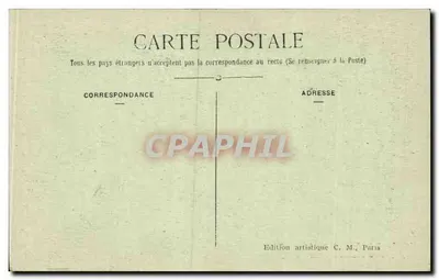 Paryż – Najświętsza Anna – Fronton – Tympan głównego portalu — C.M. nr 1826 — Rewers