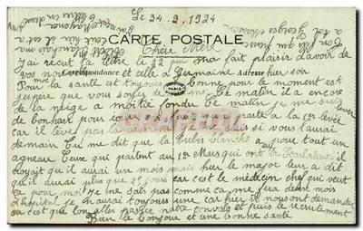 Paris — La Colonne Vendôme — La Pensée — Verso