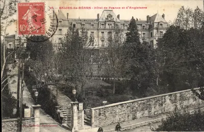 Salies-de-Béarn — Hotel de França e da Inglaterra — Editor: N. B. Salisiniennes