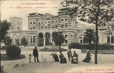 SALIES-DE-BÉARN — Os Termas — O Parque — Fototipia Labouche frères, Toulouse