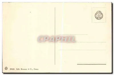 Jezioro Como - Bellagio - Grand Hôtel — wydawca Brunner & C., Como, nr 20334 — Rewers
