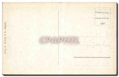 Nápoli — Galería Umberto I — Editor R. Renza & C. - Nápoli — Reverso