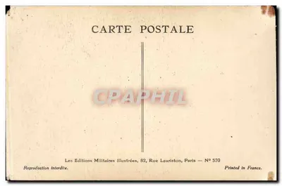 Dragões - Metralhadora — ilustração militar — Maurice Tocquigny 1939 — Verso