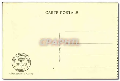 Haut-Königsbourg — Drzwi pierwszej fortecy — Graphil, n°702 — Rewers