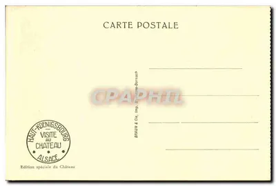 Haut-Königsbourg — Sala Rycerzy — Wydanie specjalne zamku — Rewers